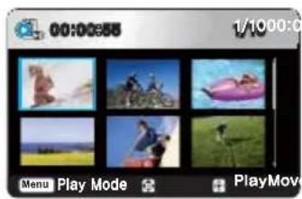 00:00:55 1/1000:0 Menu Play Mode PlayMove