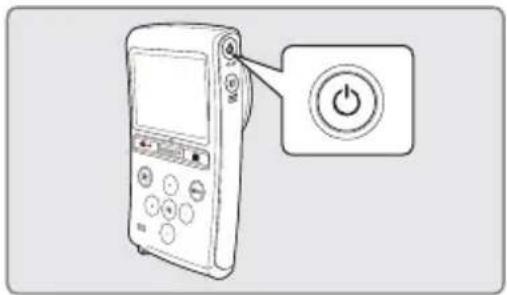 SAMSUNG HMX-U20RN - ENCENDIDO DE LA UNIDAD Y AJUSTE DE FECHA Y HORA - 1