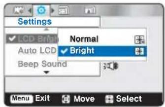 SAMSUNG HMX-U20RN - LCD Brightness (Brillo de LCD) - 1