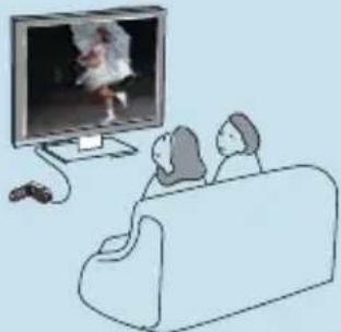 SAMSUNG HMX-R10BN - Visualización en un TV de alta definición - 1