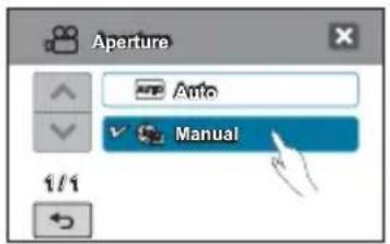 Aperture Auto Manual 1/1
