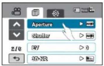 Aperture Shutter 2/6 EV 0 3D-NR