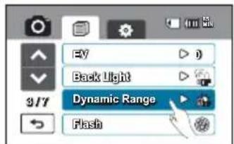 EV Back Light Dynamic Range Flash