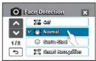 Face Detection Normal Smile Shot Smart Recognition