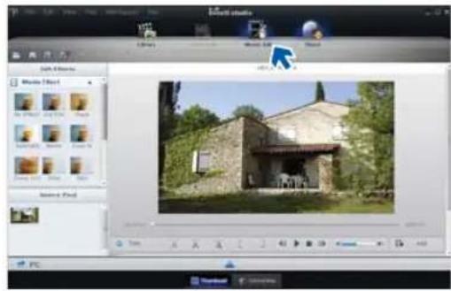Photo editing File Edit View Tools Help Window Help Library Movie 500 Book Movie Click Movie Click My Photo: Live Video Watch My Photo: Live Video Watch My Photo: Live Video Watch Movie Click Movie Click PC Download Search