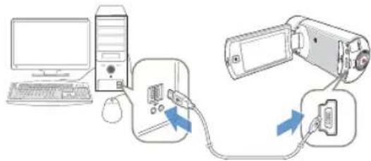 SAMSUNG HMX-Q130TN - Importación y visualización de vídeos/fotos desde el PC - 1