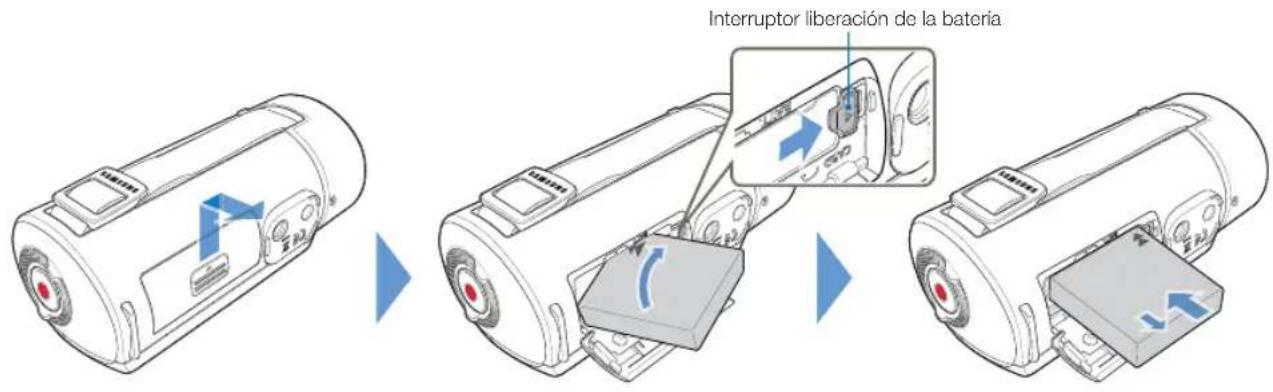 Interruptor liberación de la batería