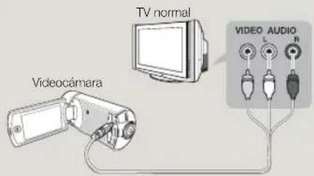TV normal Videocámara VIDEO AUDIO L R