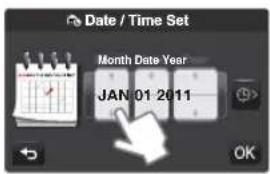 Date / Time Set Month Date Year JAN 01 2011