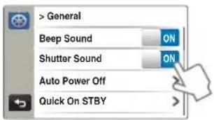 SAMSUNG HMX-Q130TN - Shutter Sound (Sonido obturador) - 1