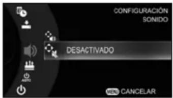 TOSHIBA Gigashot GSC-A40FE - Desactivación del tono de pulsación de teclas - 4
