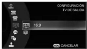 TOSHIBA Gigashot GSC-A40FE - Ajuste de la proporción de aspecto para una pantalla de televisión conectada - 4