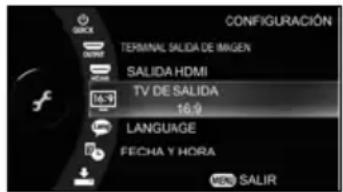 TOSHIBA Gigashot GSC-A40FE - Ajuste de la proporción de aspecto para una pantalla de televisión conectada - 2