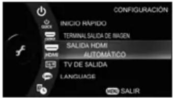 TOSHIBA Gigashot GSC-A40FE - Cambio del modo de salida HDMI - 2