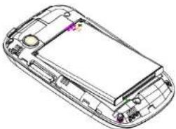 ZTE U V856 - Instalación de la Tarjeta SIM / microSD y Batería - 4