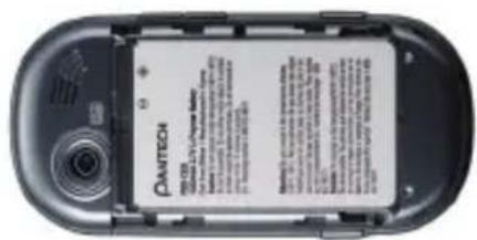 PANTECH Matrix Pro - EXTRACCIÓN DE LA BATERÍA - 1