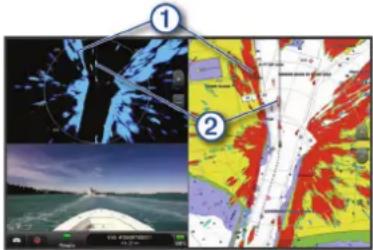 GARMIN GPSMap 7x2 Plus - Interpretar el radar - 1