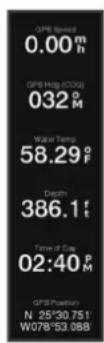 GARMIN GPSMap 7x2 Plus - Personalizar las superposiciones de datos - 1