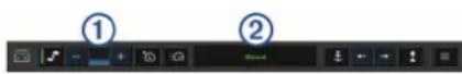 GARMIN GPSMap 7x2 Plus - Panel de control del motor eléctrico de arrastre - 1