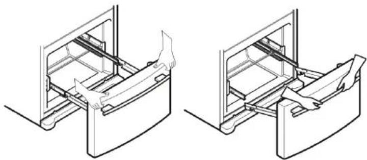 LG GM-738DVC - Para Retirar el Cajón Deslizable - 4