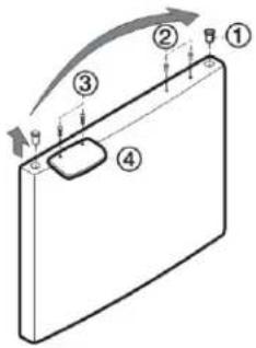 LG GM-738DVC - Para quitar la manija del congelador - 1