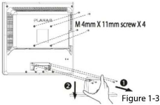 PLANAB M 4mm X 11mm screw X 4 Figure 1-3