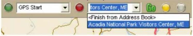 GPS Start Itors Center, ME Acadia National Park Visitors Center, ME