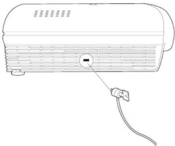 LENOVO iLC200 - Using the security lock - 1