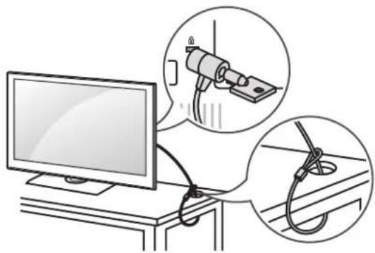 LG 32LS562T - Використання системи безпеки "Кенсінгтон" - 1