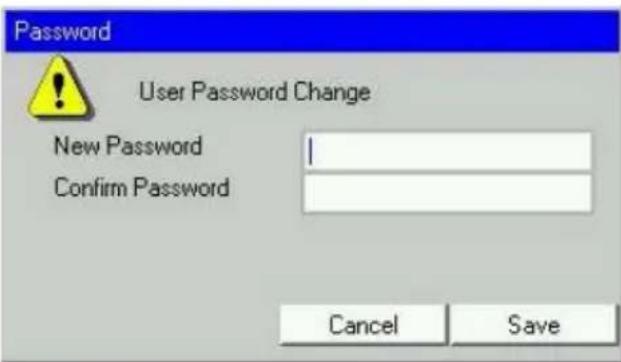 Password User Password Change New Password Confirm Password Cancel Save
