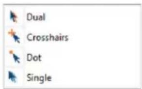 Dual Crosshairs Dot Single