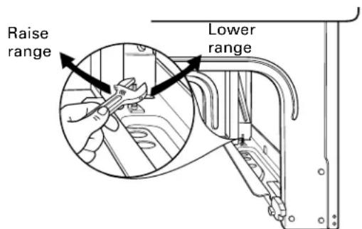 Raise range Lower range