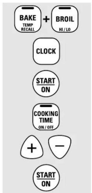HOTPOINT RB526CAA - How to Set for Regular Baking/Roasting - 1