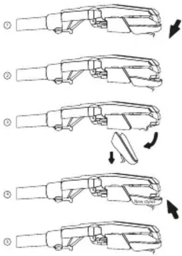 CALIBER HTT 101C - Replacing the stylus (needle) - 1