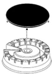 Adora JGB720DEJWW - Types of Surface Burners - 1