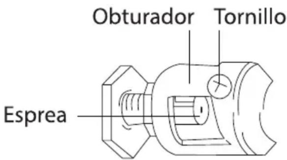 Obturador Tornillo Esprea