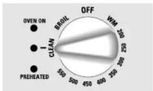 OVEN ON 1 PREHEATED BROIL OFF 500 500 450 400 350 300 WIM 200 250 300
