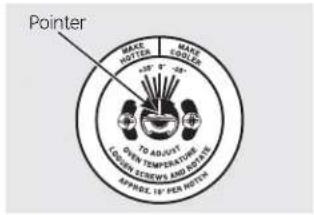 Pointer MAKE HOTTER MAINT COOLER "4"- 4"- 18" TO ADJUST LOEN TEMPERATURE LEARN STREWS AND ROOTS APPROD. 1P RED HOTTER