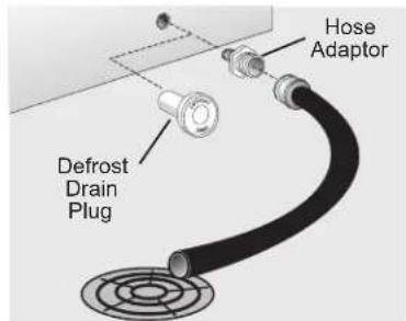 Defrost Drain Plug Hose Adaptor