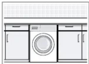 BOSCH WGG14400ES - Lugar de empla- zamiento Requisitos - 2
