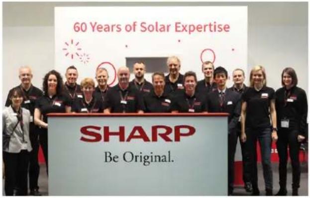 60 Years of Solar Expertise SHARP Be Original.