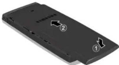 SAMSUNG Spex - Installing the Battery - 2