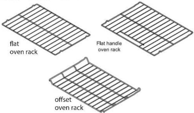 flat oven rack Flat handle oven rack offset oven rack