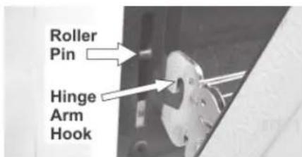Roller Pin Hinge Arm Hook