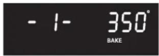 FRIGIDAIRE GLEFM397DB - To Begin Baking recalled setting (example below recalling from the number 1 pad): - 11