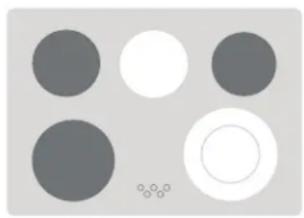 FRIGIDAIRE FED300DB - Para ajustar el elemento radiante sencillo: - 4