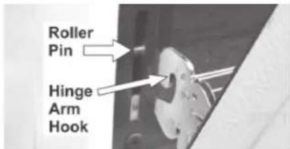 Roller Pin Hinge Arm Hook
