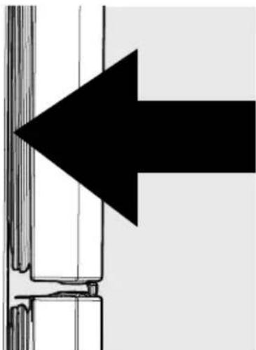 FRIGIDAIRE FFTR1621QW - INSTRUCCIONES DE DESINSTALACIÓN DE LA PUERTA - 2