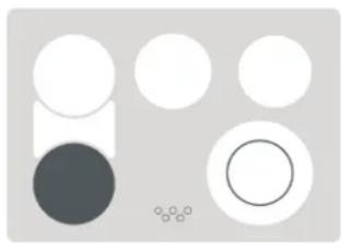 FRIGIDAIRE GLED388DQ - Para ajustar el elemento radiante puente (Modelo A solamente) - 4