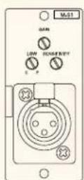 TOA T-01S - M-51 Series Microphone Input with Voice Gate - 1
